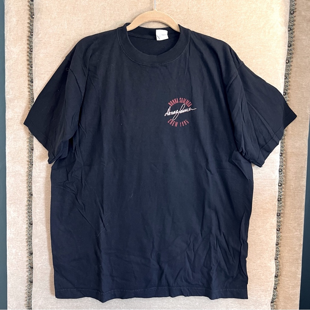 DONNA SUMMER Vintage 1995 Tour Crew Cotton Tee RARE!